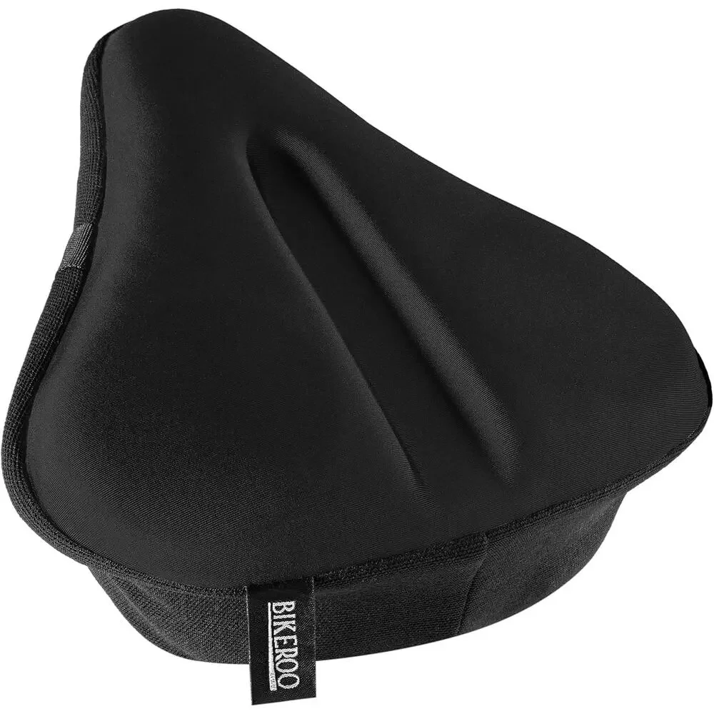 NWT Bikeroo Comfort Bike Seat Cushion Gel Cover Black